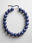 Jane Beaded Necklace - Blue Lapis