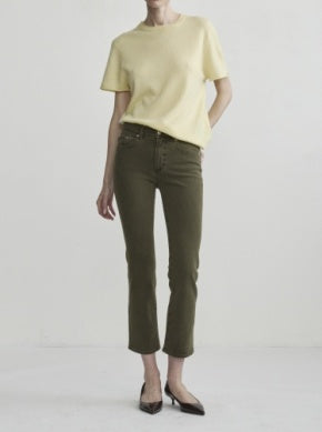 MARA STRAIGHT: MID RISE INSTASCULPT™ ANKLE - Pine