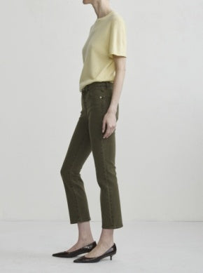 MARA STRAIGHT: MID RISE INSTASCULPT™ ANKLE - Pine
