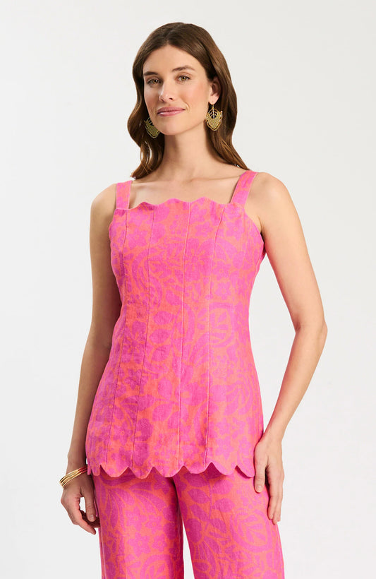 Vanessa Scalloped Top