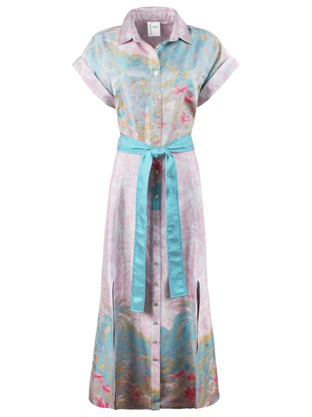 Long Chantal Jacquard Dress