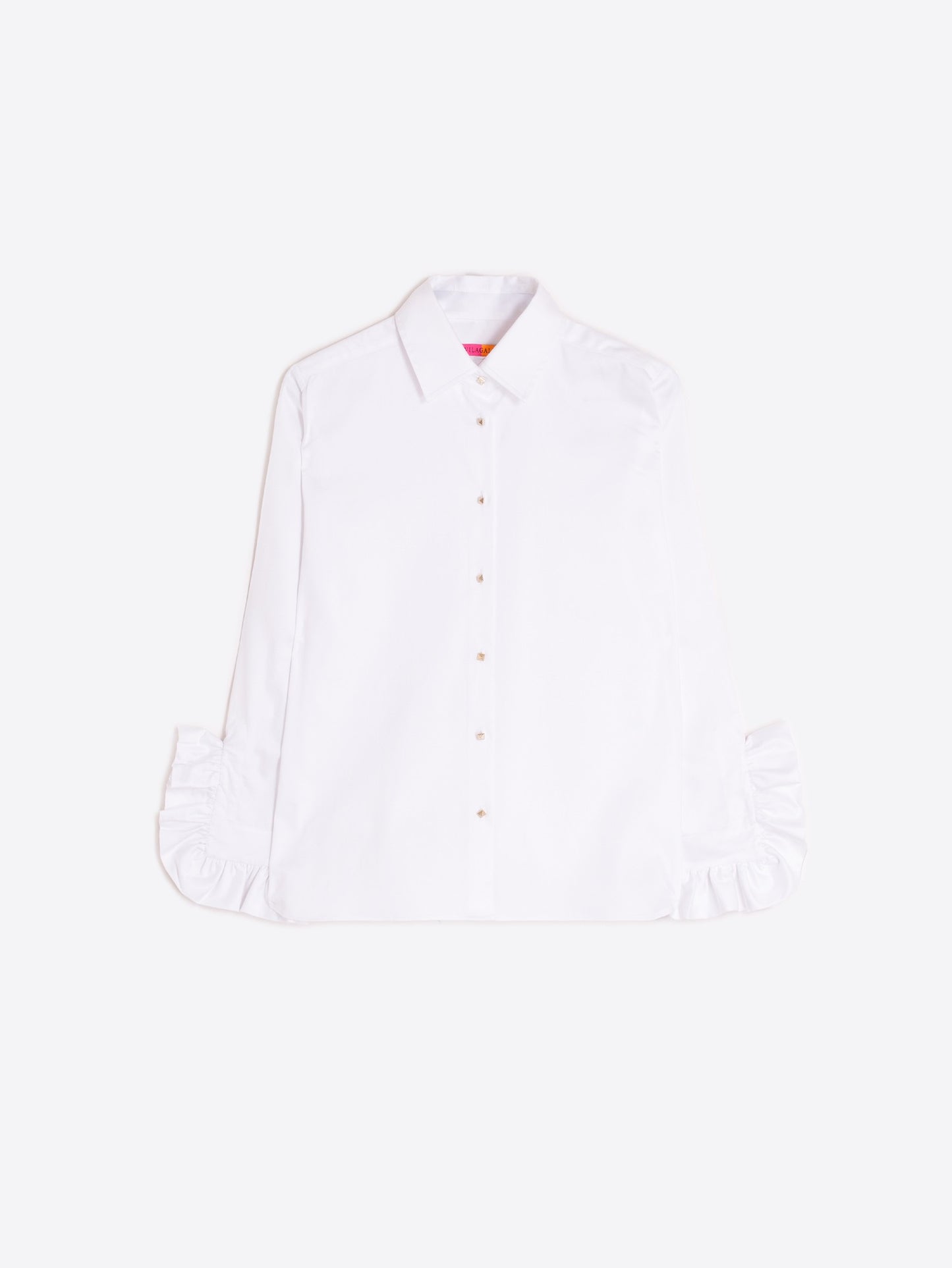 WHITE SHIRT WITH XL RUFFLES